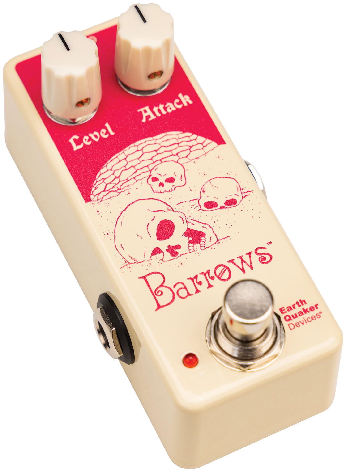 Amazon.com: EarthQuaker Devices Barrows Fuzz Pedal - White